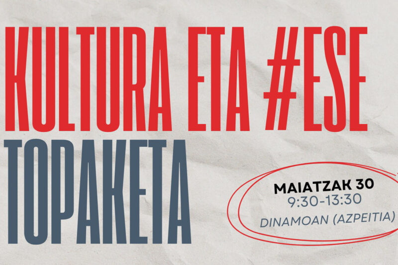 Kultura eta ESE topaketa Olatukoop